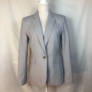Banana Republic Stretch Wool Single Button Blazer